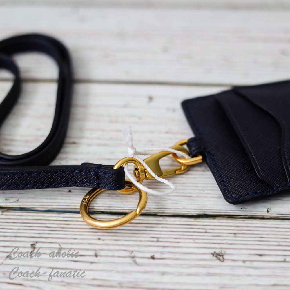 NWT Tory Burch Emerson Leather Lanyard ID Credit Card Holder - Picture 8 of 14